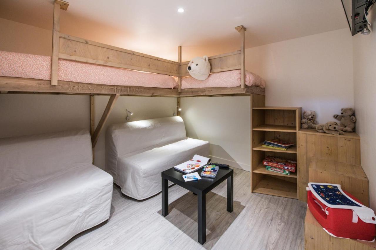 Appartement Edelweiss Skiopieds - Centre Station Лес дьо Алпс Екстериор снимка