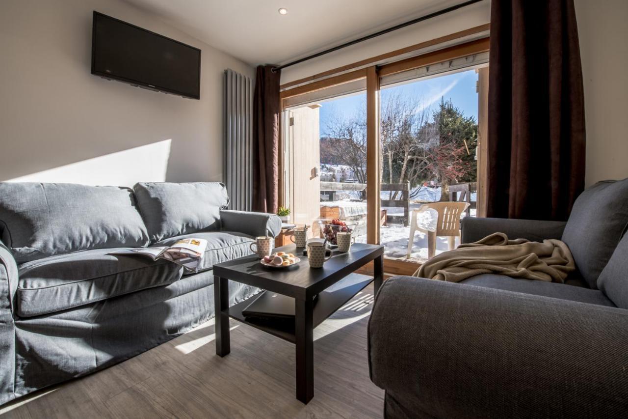 Appartement Edelweiss Skiopieds - Centre Station Лес дьо Алпс Екстериор снимка